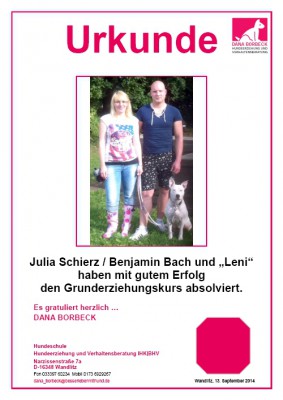 Julia Schierz / Benjamin Bach und "Leni"