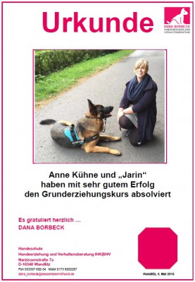 Anne Kühne und "Jarin"